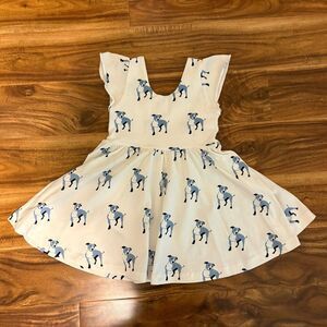 NWT Monica & Andy Just Dance Dress, Dog Print, Size 3T